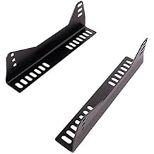 NRG Innovations RSC-100MB Bucket Side Bracket, 2 Piece, Black