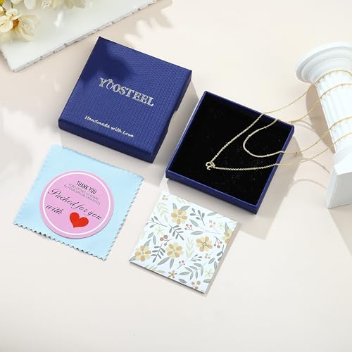 Yoosteel Layered Initial Necklaces for Women, Dainty 14K Gold Plated Gold Jewelry for Women Letter O Pendant Necklace Dainty Layered Choker Necklace Gifts by Yoosteel - Image 7