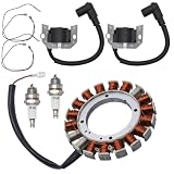 JDLLONG 59031-7002 59031-7011 Charging Coil Stator Fit for Kawasaki FH381V FH430V FH451V FH480V FH500V FH541V FH580V FH FS FX Series Engines with Ignition Coil