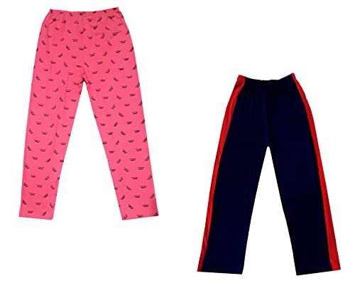 Image of indi weaves Boys and Girls Cotton Solid and Printed Pyjama /Pant /Trackpants