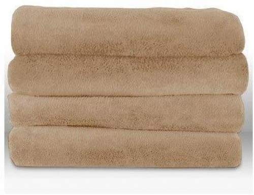 Sunbeam Microplush Electric Heated Throw Blanket In Mushroom Beige #TOP1