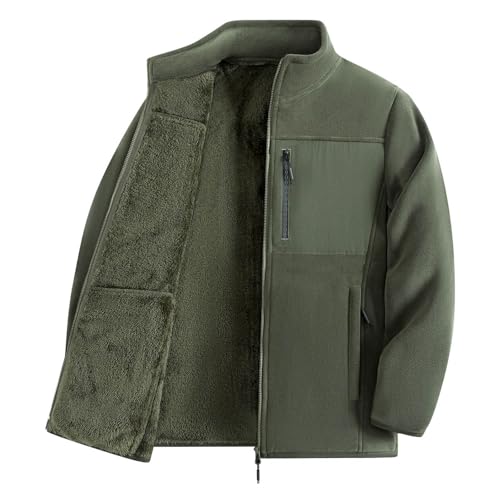 Veste polaire thermique pour randonnée hivernale et marche en forêt