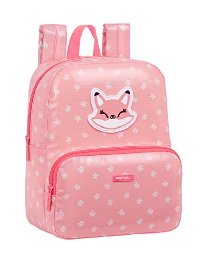 Safta 612087232 Mochila Guardería Adaptable Carro Con Bolsillo Preescolar Little Fox