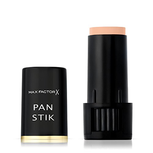 Max Factor - Fondotinta Compatto Pan Stik - Stick Multiuso 3in1: Fondotinta, Correttore e Contouring - 096 Bisque Ivory - 9 g