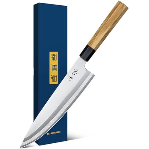 HOSHANHO 8 Inch Chef Knife,Ultra Sharp Kitchen Knife with Ergonomic Handle