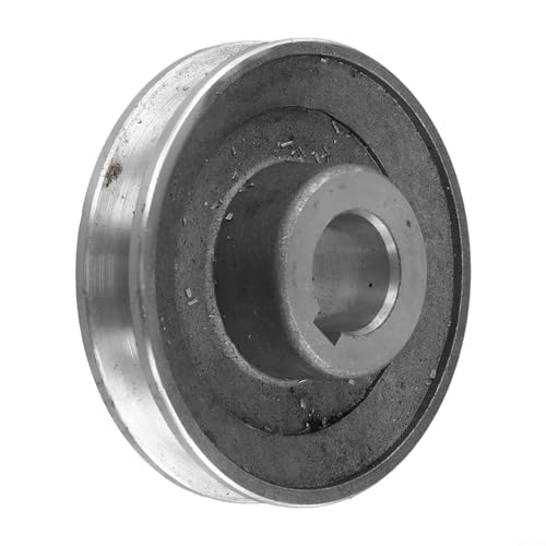 Aluminium-Motor-Riemenscheibe für Luftkompressoren, kompatibel mit 19 mm und 24 mm Wellen (97 x 24)