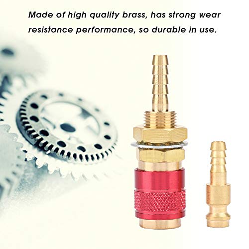 Conector de encaixe M10 adaptador a gás resfriado a água encaixe rápido conector para tocha de solda