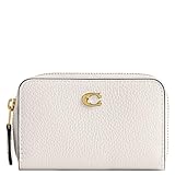 Coach Women's Small Zip Around CASE Accessory-Travelers Card Sleeves, B4/Chalk, One Size