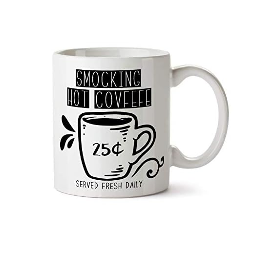 Smocking Hot Covfefe Served Daily Donald Trump citat tweet rolig kaffe te mugg