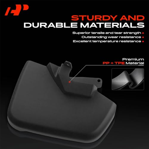 Image of A-Premium Mud Flaps Compatible with Toyota FJ Cruiser 2007-2014 Sport Utility, No Drilling Required Mud Guards with Hardware Accessories, Set of 4 Front and Rear