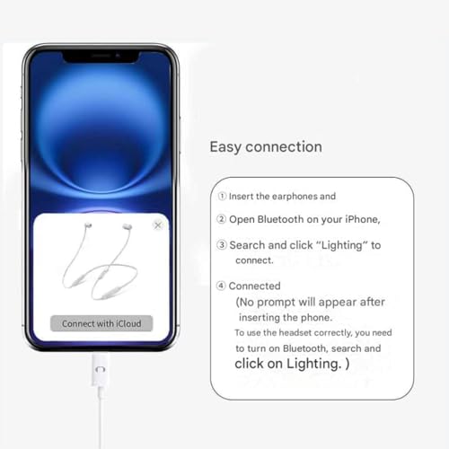 Image of Candytech HF-24 Wired Earphones with10mm Drivers, in-Line Mic, Compatible for iPhone 7 /8 /X /XS /XR /11 /12 /13 /14 Pro, iPad - Noise-Isolating, Stereo Sound, White