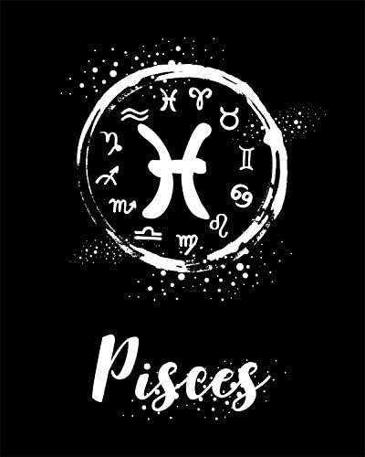Pisces Astrology Zodiac Wall Art Decor Print - 8x10 unframed print