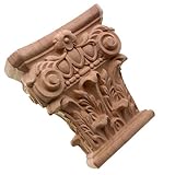 Material: Gummibaumholz, exquisites geschnitztes Muster, elegant und großzügig, reichhaltiger und klassischer Geschmack, um Ihnen wunderschön geschnitzte dekorative Blumennägel aus Holz zu bieten