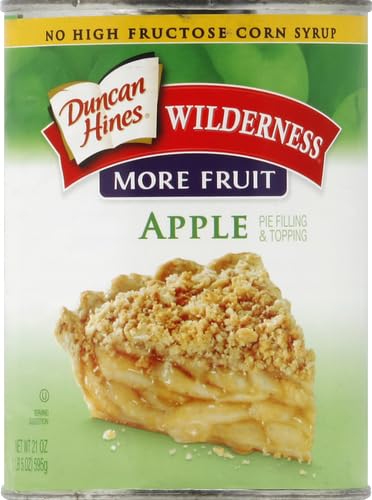 Duncan Hines Wilderness More Apple Fruit Pie Filling & Topping, 21 Oz Can - Thumbnail 2