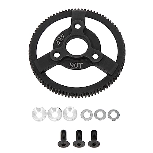 DKKY Spur Gear for Traxxas 2WD Slash Drag Slash Bandit Upgrade Parts (90T/48P)