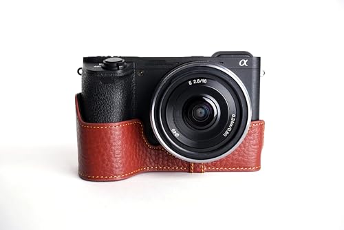 Housse Sony A6500 en cuir véritable résistant pour protéger votre boîtier - 2