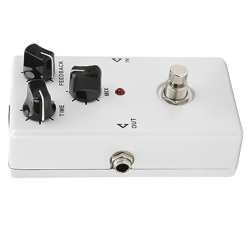 Bognajin Pedal De Atraso Bbd Circuito Analógico Guitarra Elétrica Efeito Monobloco Com 3 Botões De A
