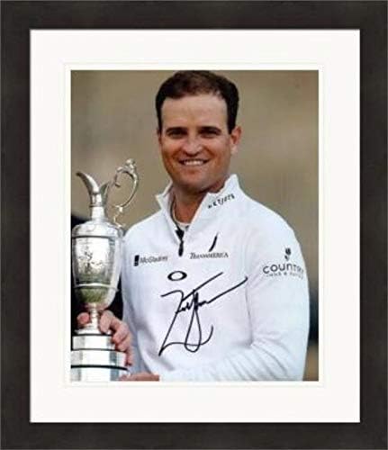 Sports Memorabilia Autograph Warehouse 432617 8 x 10 in. Zach Johnson Autographed SC3 Matted & Framed Photo