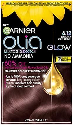 Garnier Olia 10.1 Very light Ash Blonde Permanent Hair Dye, Up to 100% Grey Hair Coverage, Visibly Improved Hair Quality, 3X More Shine, No Ammonia & 60% Oil Powered Formula