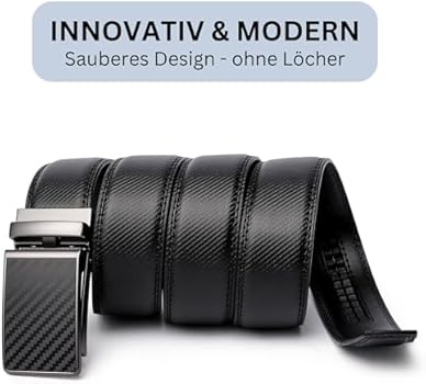 VRLEGEND Heren Riem Lederen Ratel Automatische Herenriem Leer Verstelbaar Grote Maat voor Pakken Business Formele Kleding 3.5CM,Cadeau Heren (150cm, Bruin