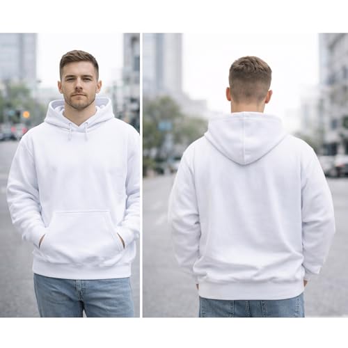 Image of Maydear Custom Hoodie for Men & Women Unisex Pullover Sweatshirt Personalized with Photo, Logo or Text