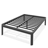 Firpeesy 18 Inch Tall King Bed Frame with Sturdy Steel Round Corner Legs, 3500 lbs Metal Platform Be