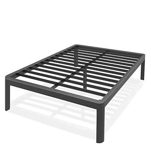 Firpeesy 18 Inch Tall King Bed Frame With Sturdy Steel Round Corner Legs, 3500 Lbs Metal Platform Bed Frame King Size With Steel Slat Support, No Box Spring Needed, Noise Free, Non-Slip, Easy Assembly #TOP30