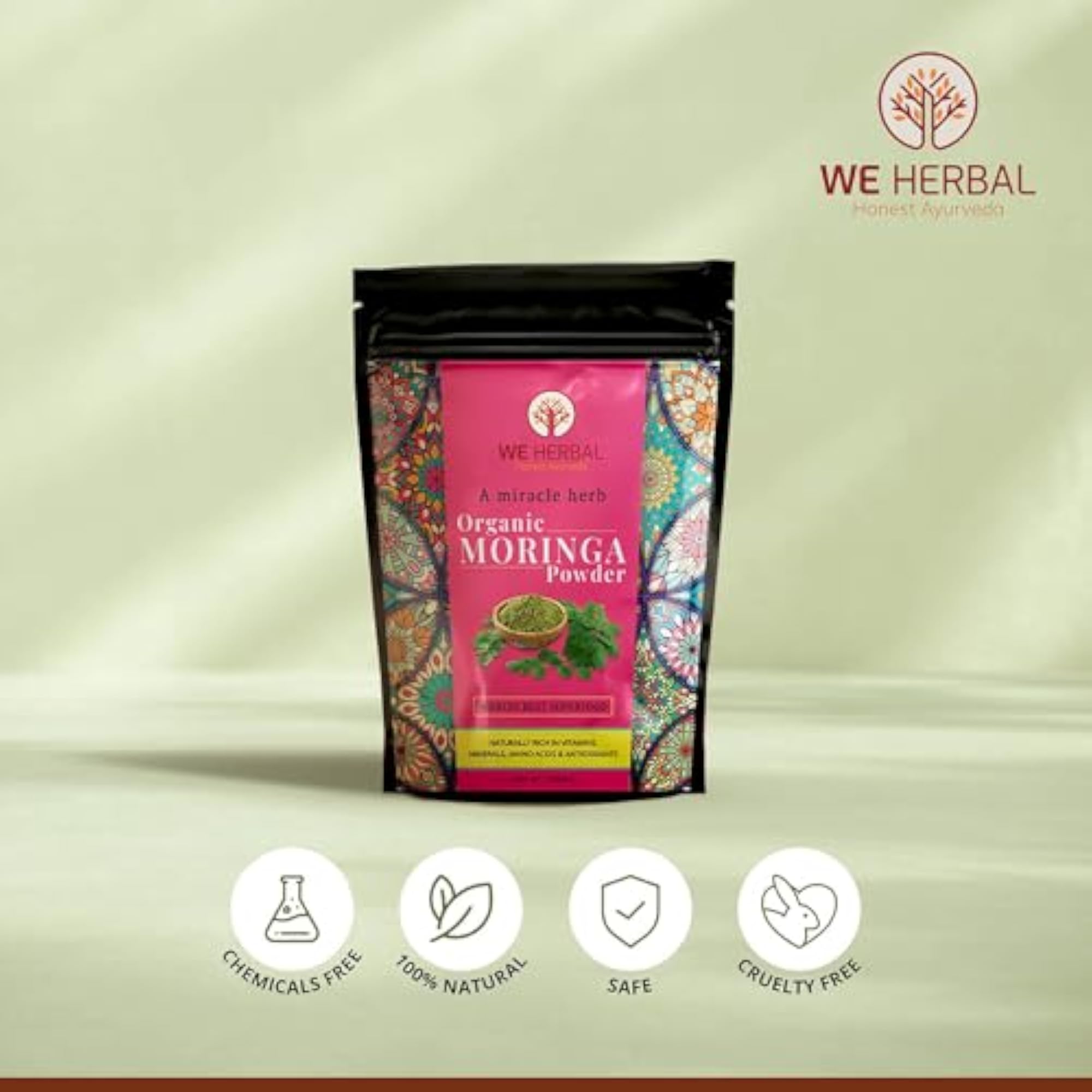 Organic Moringa Powder, Natural Weight Loss Aid