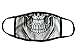 Produktbild Mundschutz Nano-Technologie Atemschutzmaske Gesichtsmaske Waschbar Behelfsmaske (14 - Skelett Head)