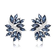 Sapphire Blue Gold-Tone