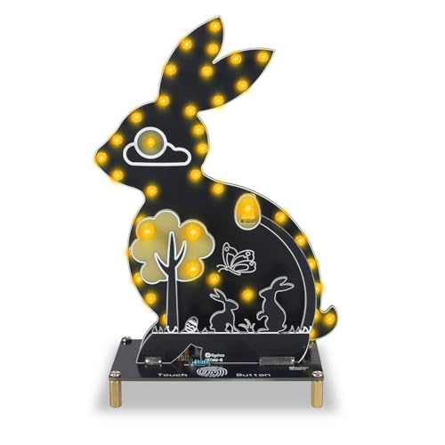 ICrduioo Osterhase LED Löt-Kit