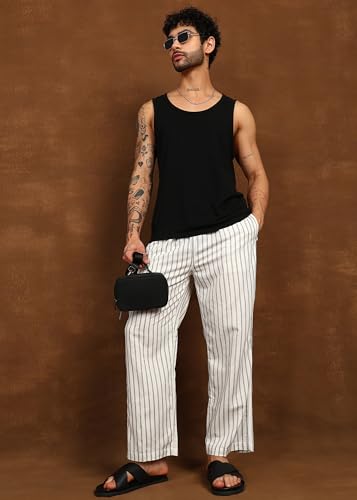 Image of Men's Cotton Linen Pajama