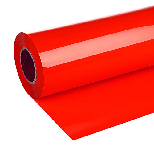 Tabanlly 1 rollo de vinilo de transferencia de calor de hierro en bricolaje pel�cula de prendas de vestir Cricut silueta papel arte HTV vinilo de transferencia de calor