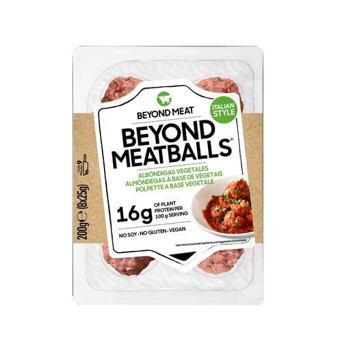 Beyond Meat Albondigas | 100% Vegetal | Plant Based | Sin Gluten | Sin Soja | Vegano | 200g (Pack de 6) Cover