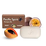 Pacific Spirit Shampoo Bar for Curly hair (non frizzy hair) with Coconut Oil & Passion Fruit. Moistu