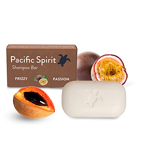 Pacific Spirit Shampoo Bar For Curly Hair (Non Frizzy Hair) With Coconut Oil & Passion Fruit. Moisturizing And Texturizing - Passion Fruit Scent. Zero Waste, Vegan, 3.53 Oz. #TOP2