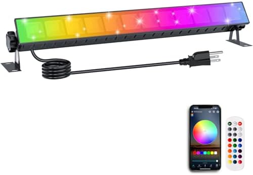 RGB LED Light Bar - Upgraded Bluetooth APP Control Wall Washer Li...
