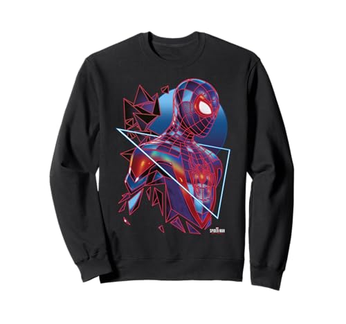 Sweat Miles Morales Spider-Man idéal pour les soirées gaming et les sorties streetwear