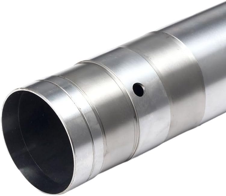 Silver Pair Front Inner Fork Tubes Pipes for Suzuki RM-Z450 2005-2011 M-Z250 2007 2008 2009 47x595mm 51120-35G30-000