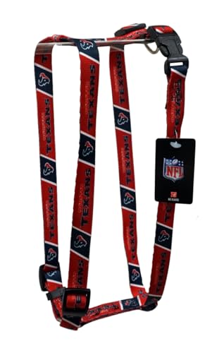Rico Houston Football Texans Large 1 Inch Wide Adjustable Dog Harness - 20
