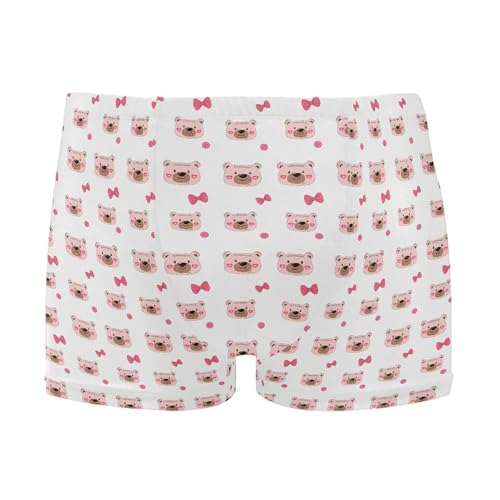 Cute Bear Mens Swim Trunk Swimwear Bathing Suit Swim Brief Square Leg Board Short S B0405194