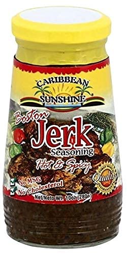 JERK SEASONING HOT AND SPICY 1 JAR OF 10 OZ