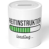 JUNIWORDS Spardose Sparbüchse, Reitinstruktor Loading (6213184)