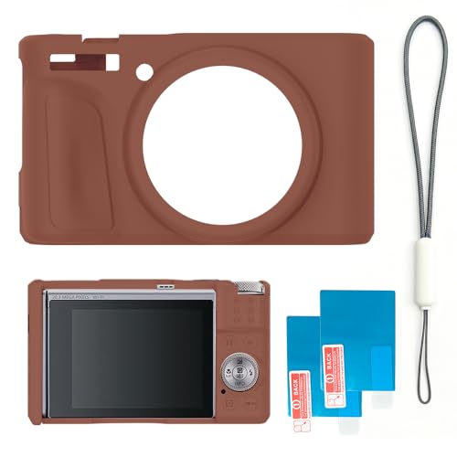 Funda de silicona para cámara Canon PowerShot SX740/SX730 HS marrón miniatura 7