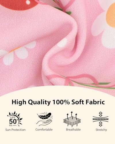 Image of CuteBone Cute Cherry & Daisy Pet Dress with Peter Pan Collar - Pink Sweet Pattern - Sleeveless Ruffled Skirt with Bow for Small Dogs, Cats - Summer & Daily Wear