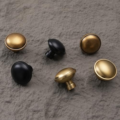 BUKOBYHE 10 Pack Kitchen Cabinet Knobs Antique Brass Cabinet Knobs Vintage Drawer Knobs Kitchen Hardware - image 6