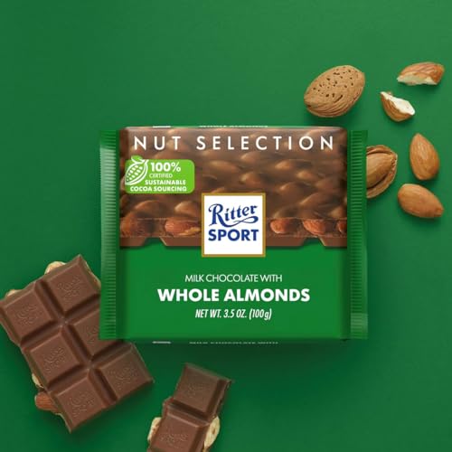 Ritter Sport Whole Almonds Milk Chocolate 100g, | Imported Chocolate from Germany (B0CKZFFQD4) Amazon Price History, Amazon Price Tracker