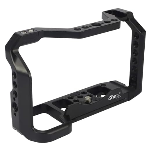 HIFFIN Metal Cage Compatible with Sony Alpha A7C Cameras with Quick Release 1/4