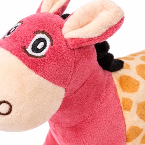Image of Pink Donkey Soft Toy for Kids, 25 cm Plush Stuffed Animal, Cute Soft Toy for Boys and Girls, Huggable Gift Toy, Pink