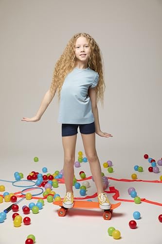 Image of Lilax Girls' Basic Solid Soft Dance Short for Gymnastics or Under Skirts